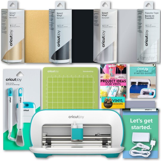 Cricut; Cricut Joy Cutting Machine with Smart Vinyl Rolls and Tools Bundle; Category:Cricut Joy; Image:1